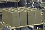 Blocks being made